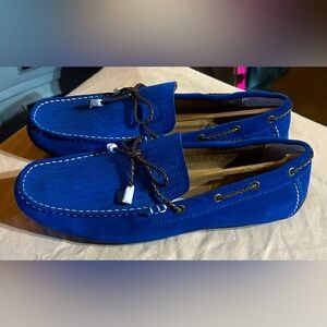Blue Suede Men's Loafers Alfani men’s 11 *Brand New*